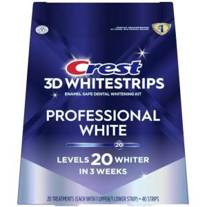 Crest 3D No Slip Whitestrips Professional Effects Teeth Whitening Kit 20 ea(20 Count (Pack of 1))