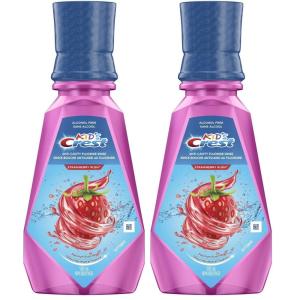 Crest Kid’s Anticavity Fluoride Rinse, Bubblegum Rush, Pack of 4(16.9 Fl Oz (Pack of 8))